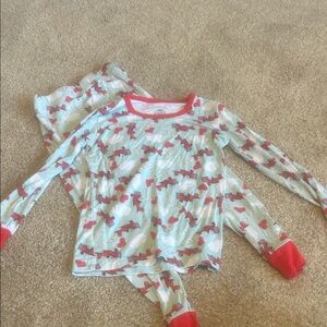 Bamboo valentine planes and hearts Pajama Set